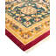Tapis unique noué à la main Keenan - bourgogne, 9 pi 2 po x 12 pi 6 po