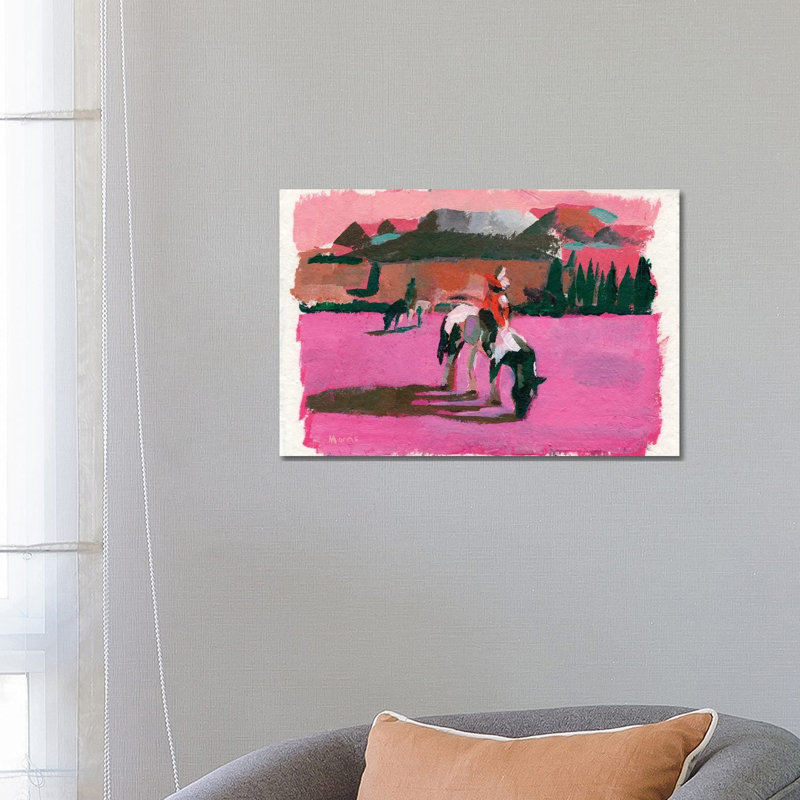 Pink Fields, 45.72 cm H x 66.04 cm W x 1.905 cm D, Does Not Apply