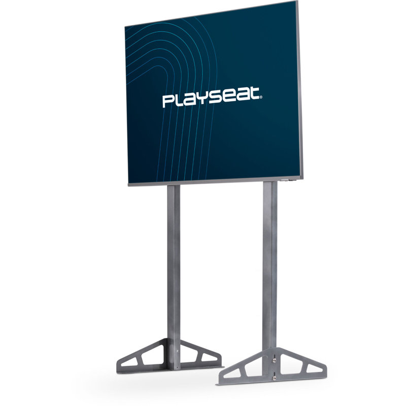 Meuble télé Playseat® PRO avec installation personnalisée, acier inoxydable