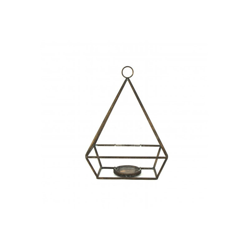 15.6'' H Metal Wall Tealight Holder