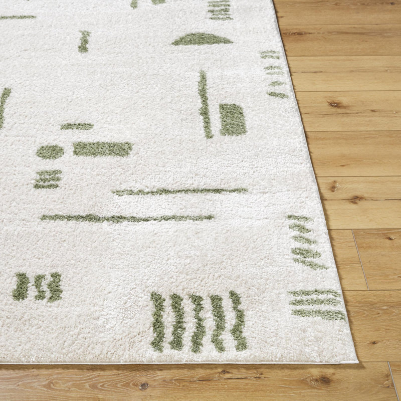 Zuhur Washable Abstract Indoor Rug, Rectangle 7'10" x 10'