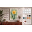 Golden Daffodil Botanical - Wrapped Canvas-474927230-474927229