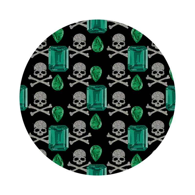 Napperon Gem Emeralds, Noir