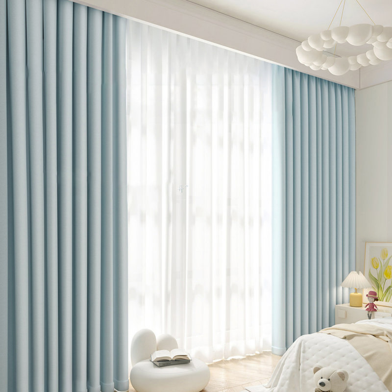Curtain For Living Room Window Curtains For Bedroom 2 Panels, 106" W x 106" L