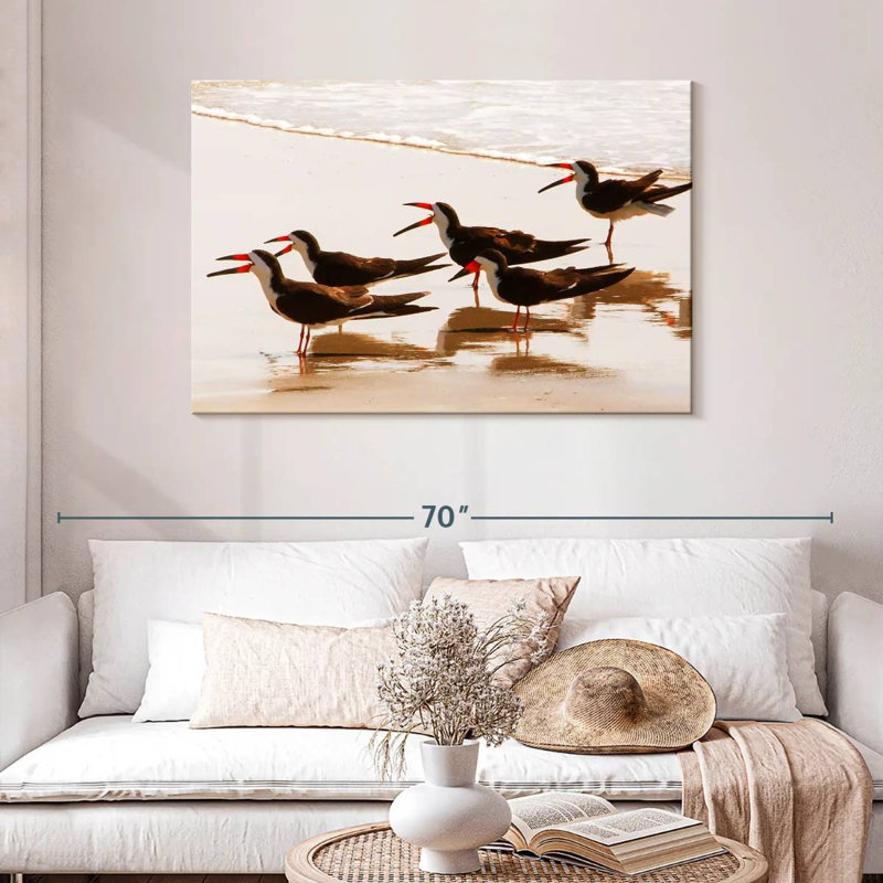 A Few Skimmers II, 30" H x 45" W