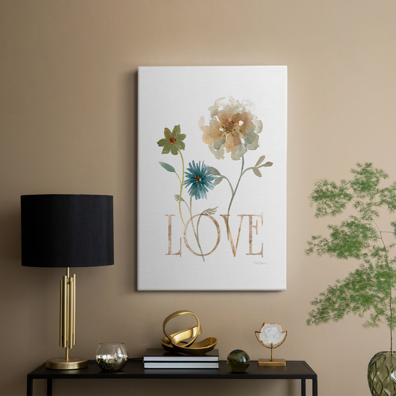 Amour simple - Cavas enveloppés de galerie, H 18 po x l 12 po