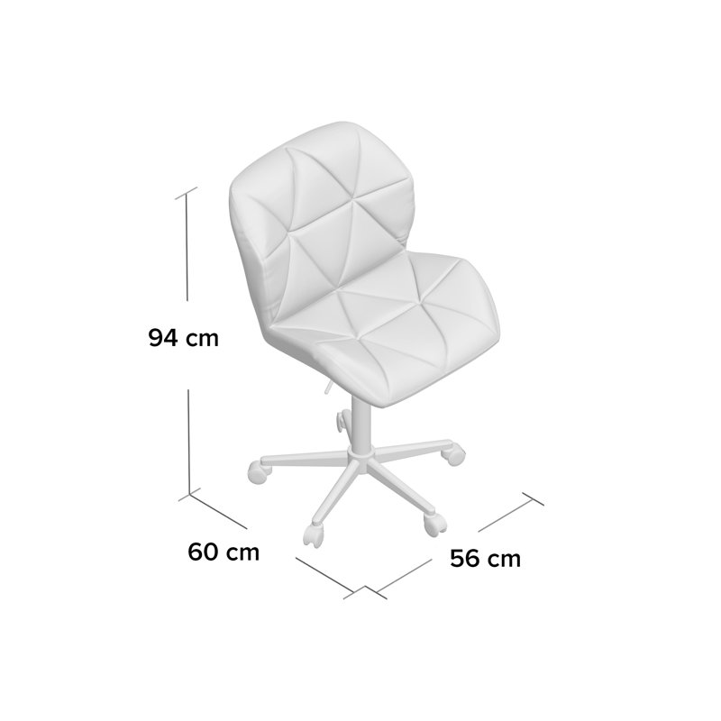 Novalee Office Chair, Grey