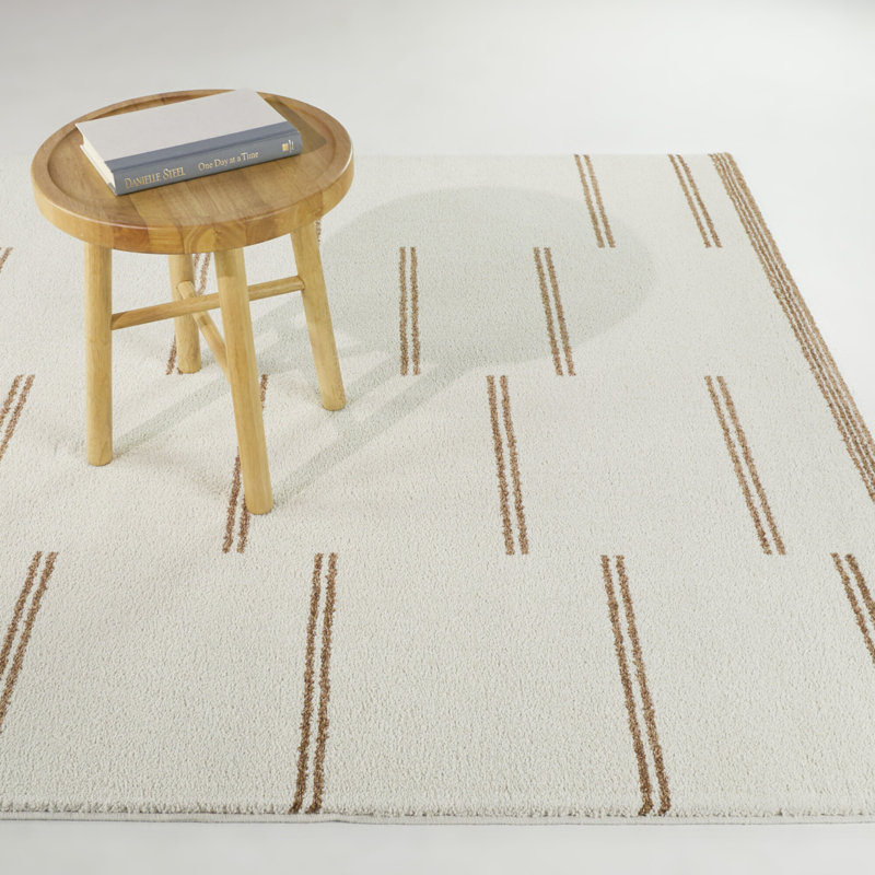 Tapis ivoire Roika Performance, Rectangle 6 pi 7 po x 9 pi