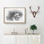 Swan in Abstract - Framed Print-55728418-55728419