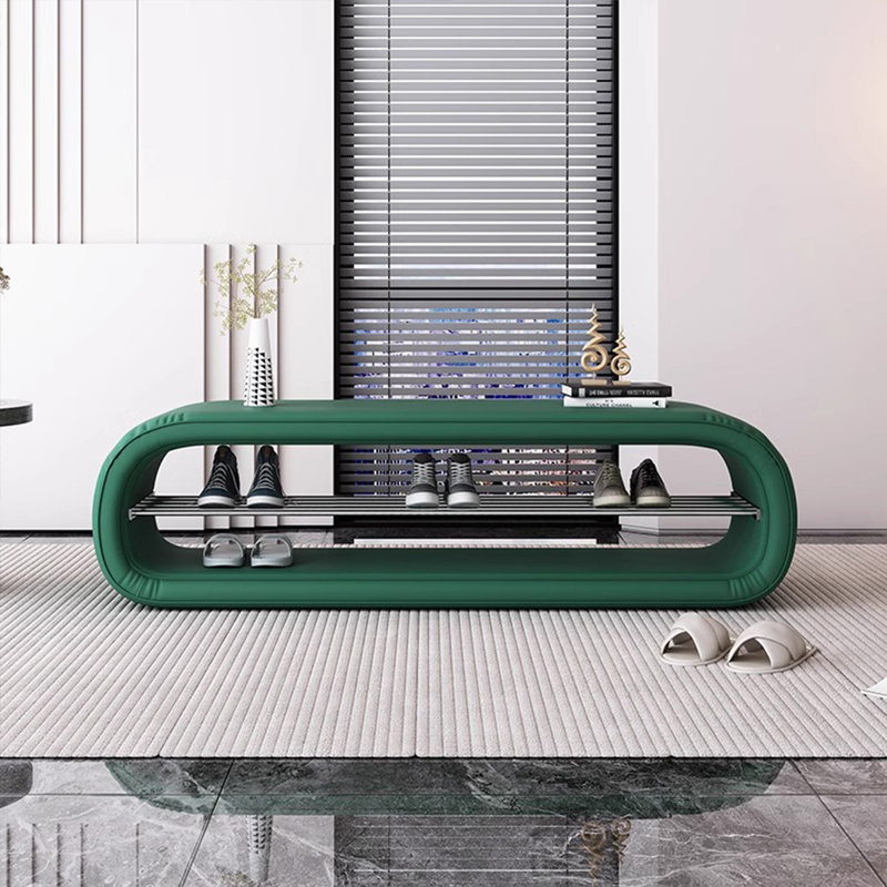 Tabouret en bois massif pour la protection de l'environnement, Vert