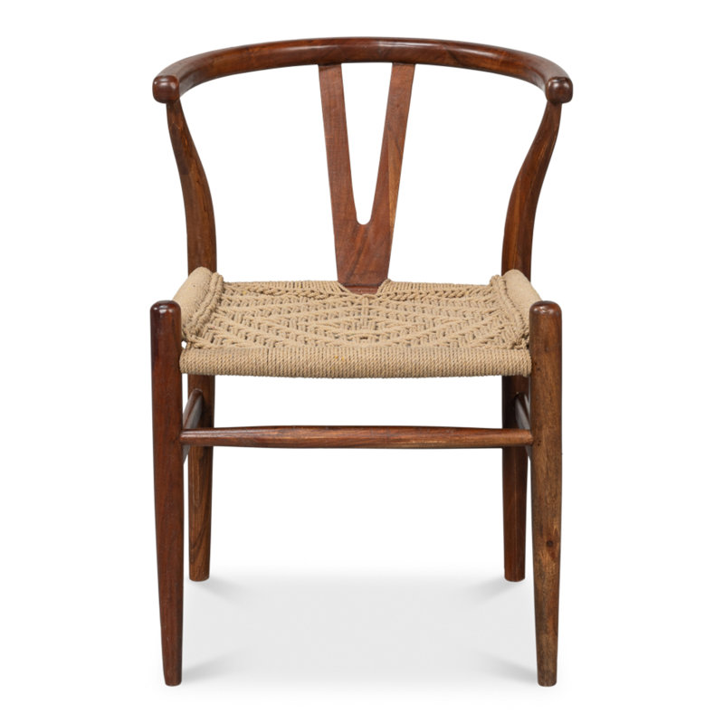 Mao 18'' H Acacia Solid Wood Side Chair