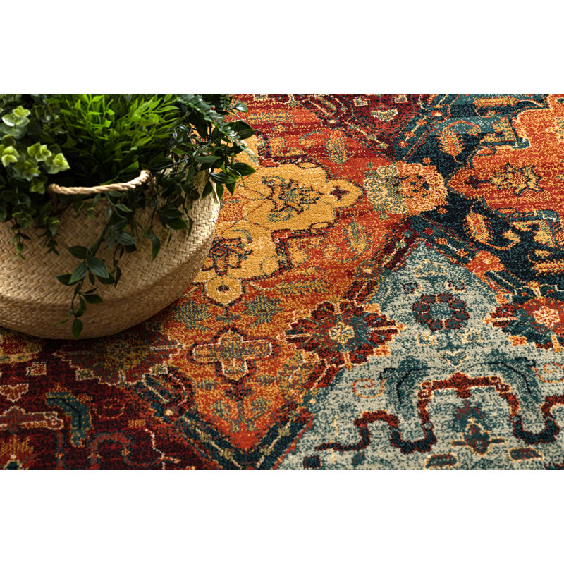 Desean Oriental Wool Area Rug, Rectangular 235 x 350cm