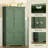 43'' Accent Cabinet With 6 Door Shelves, Pantry Cabinet With 4 Doors, Kitchen Storage Cabinet For Living Room, Dining Room, Green-1377303382