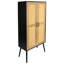 Armoire de rangement en bois avec tablette Farmhouse