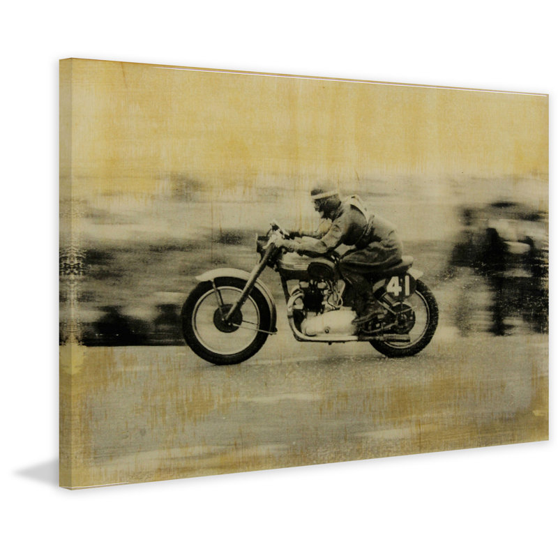 Bike 1 - Wrapped Canvas Print, 51 cm H x 76 cm W x 3.81 cm D