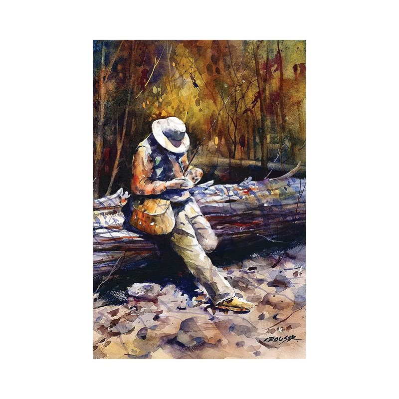 "Decisions" par Dean Crouser, impression sur toile tendue, H 18 po x l 12 po x 1,5 po