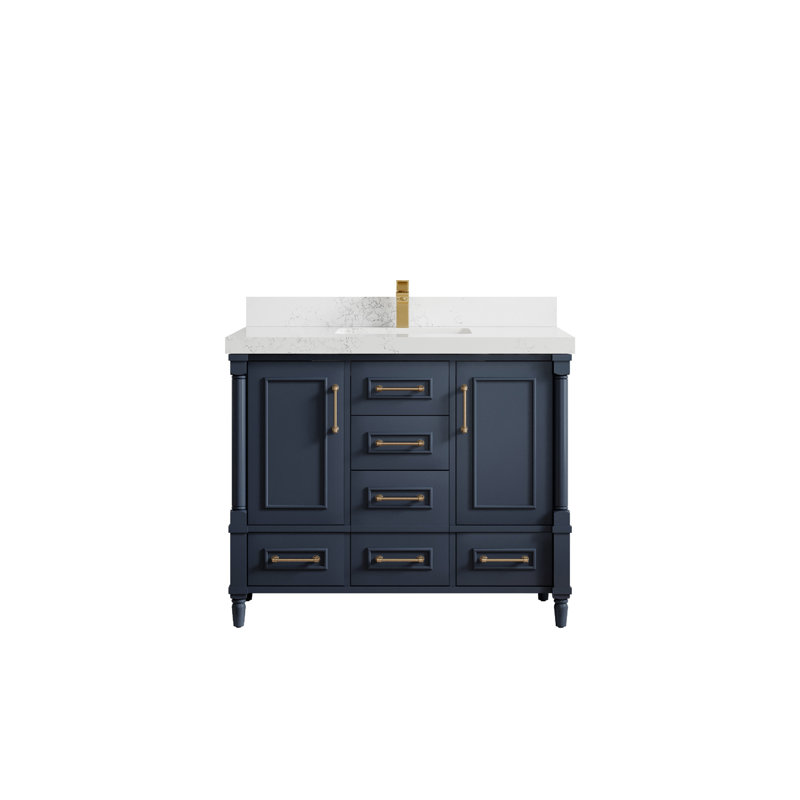 Aberdeen 42'' Single Bathroom Vanity with Top, Empira