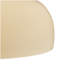 1- Piece One Size Textured Ceramic Table Lamp with Fluted Fabric Shade
