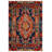 Menas Collection Digital Print Cotton-Polyester Colorful Moroccan Rug-2100882701