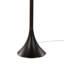 Lampe sur pied contemporaine en métal 65 po avec abat-jour en lin Lenuxe de Grandview Gallery-971335390