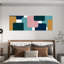 Art mural géométrique contemporain abstrait abstrait-1892685055