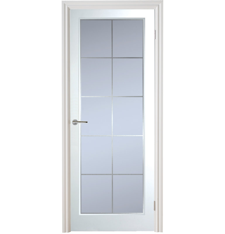 Manhattan Internal Door Primed, 198.1 cm H x 83.8 cm W x 3.5 cm D