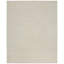Rectangle Abstract Hand-Knotted Wool Area Rug in Ivory-75221144