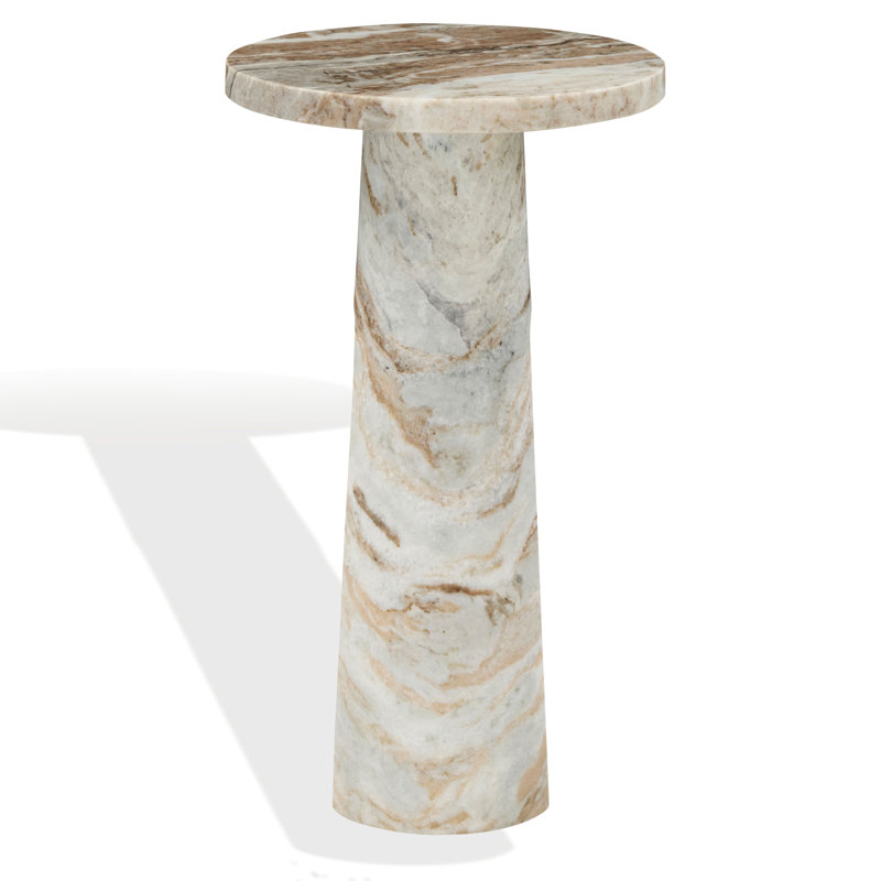 Table basse Doxander, Blanc / Brun