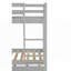 Lit superposé avec lit gigogne-334266346