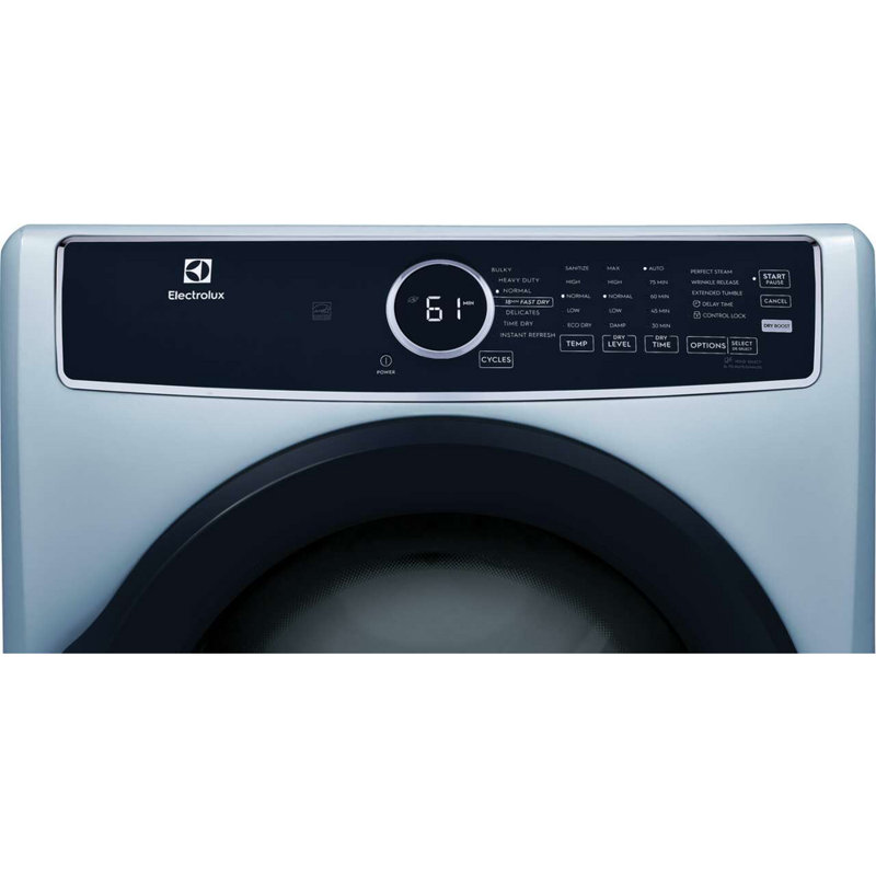 8.0 cu. ft. Front Load Electric Dryer with Instant Refresh