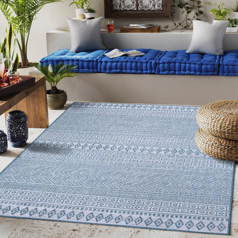 Tapis intérieur / extérieur Kauppi, Rectangle 8 pi x 10 pi