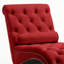 Chaise longue en velours-704274702
