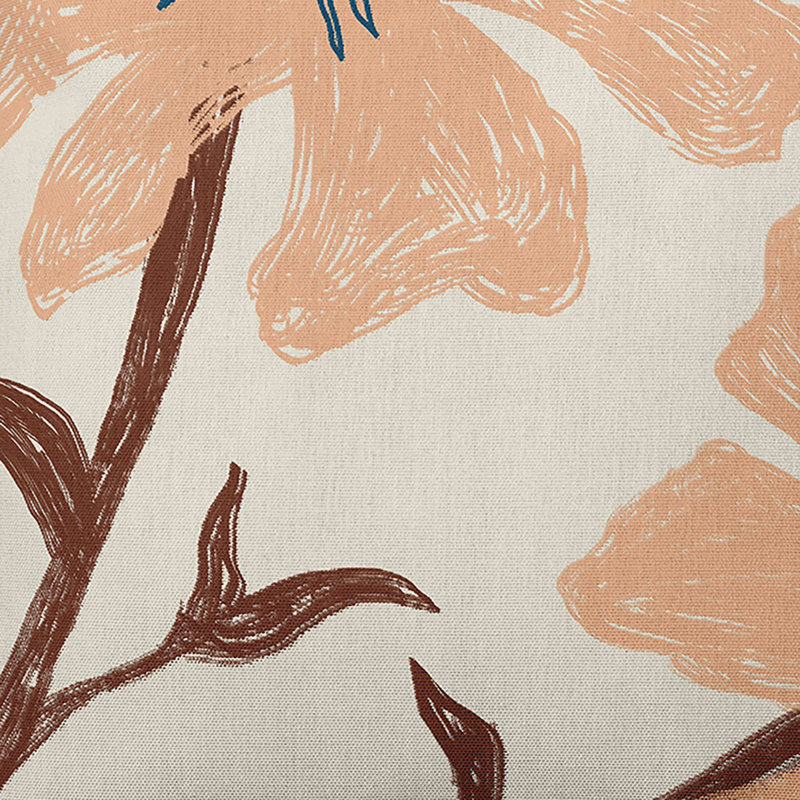 Housse et insert de coussin extérieur d'extérieur, 18 po x 18 po, Orange