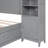 Ethil 4 Drawers Bookcase Platform Bed-1035593825-1047717054