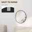 Miroir de salle de bain 24 po pour mur, miroir rond pour salon et chambre à coucher