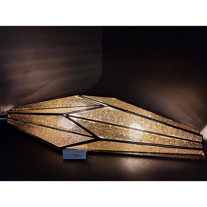 Distressed Tin & Glass Wall Sconce