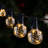 600" Outdoor String Light with 50 Globe LED Bulbs Low Voltage Shatterproof