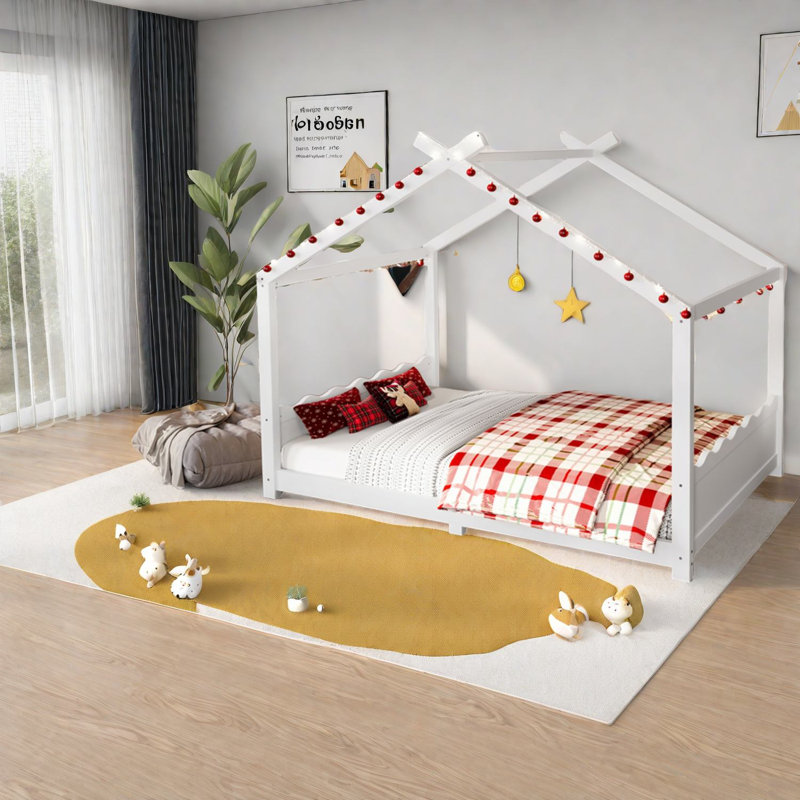 Enchanteur lits en bois, conception solide pour la maison des enfants