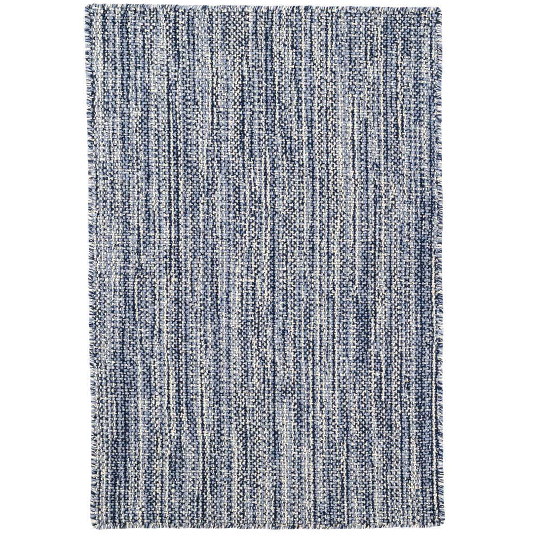 Bella Navy Handwoven Wool Rug Dash and Albert Rugs Rug 