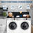 2-Tier Washer Dryer Countertop With 2 Drawers, Wood Laundry Countertop With 2.75" H Edge Rails, Waterproof Washer Dryer Cover With Anti-Slip Pads For Laundry Room Organization And Storage-116182064