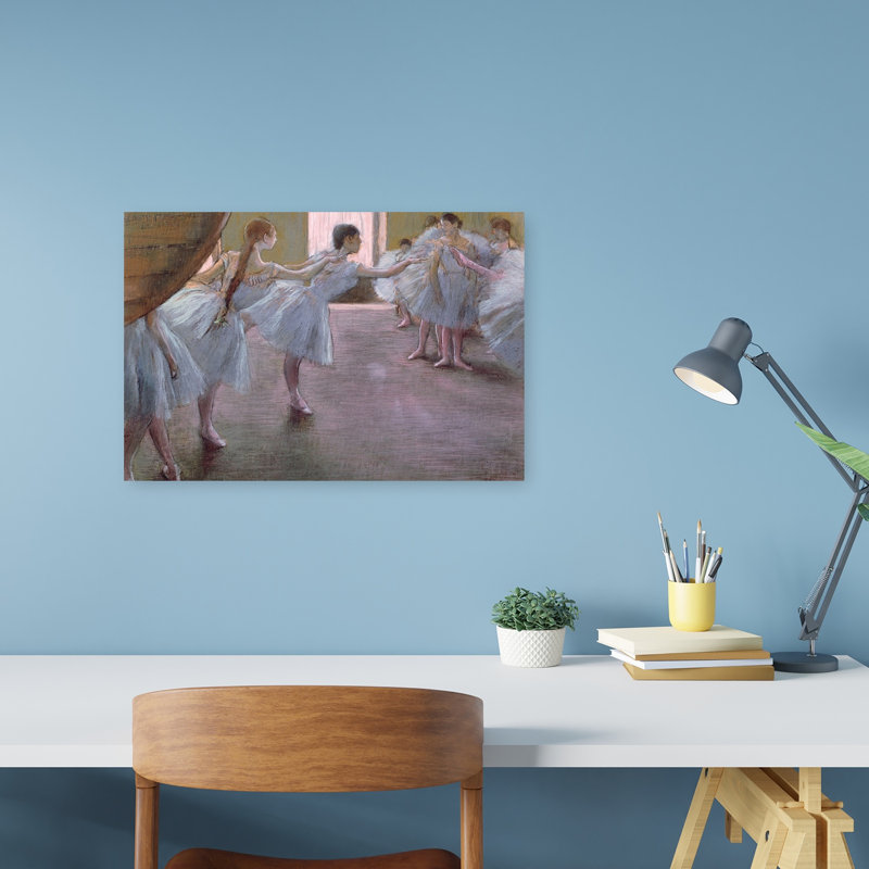 Dancers At Rehearsal, , 1875-1877 Abstract Contemporary Wall Art Print, 30.48cm H x 45.72cm W