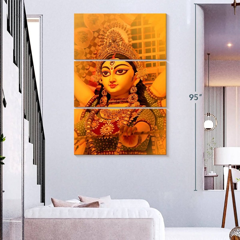 Adella Durga Festival Statue, 74" H x 48" W