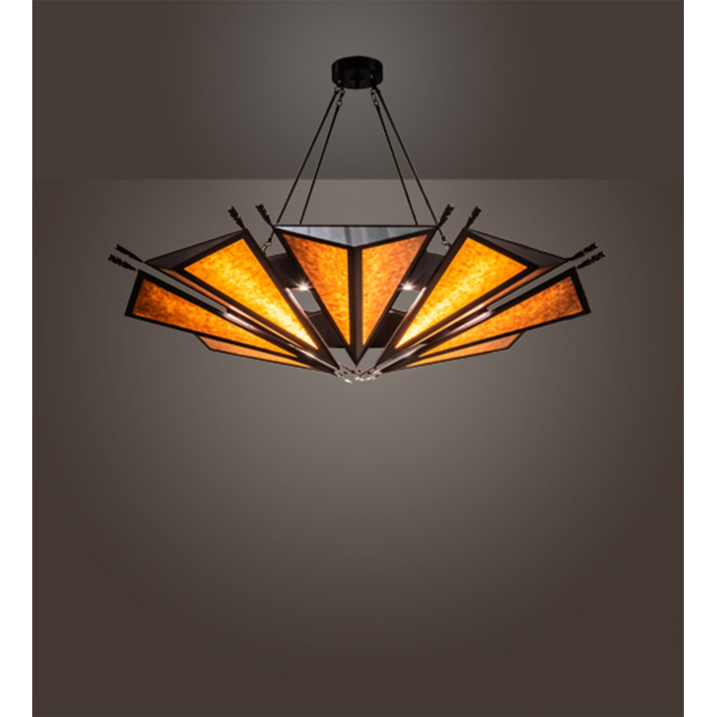 Desert Arrow 9 - Light LED Chandelier