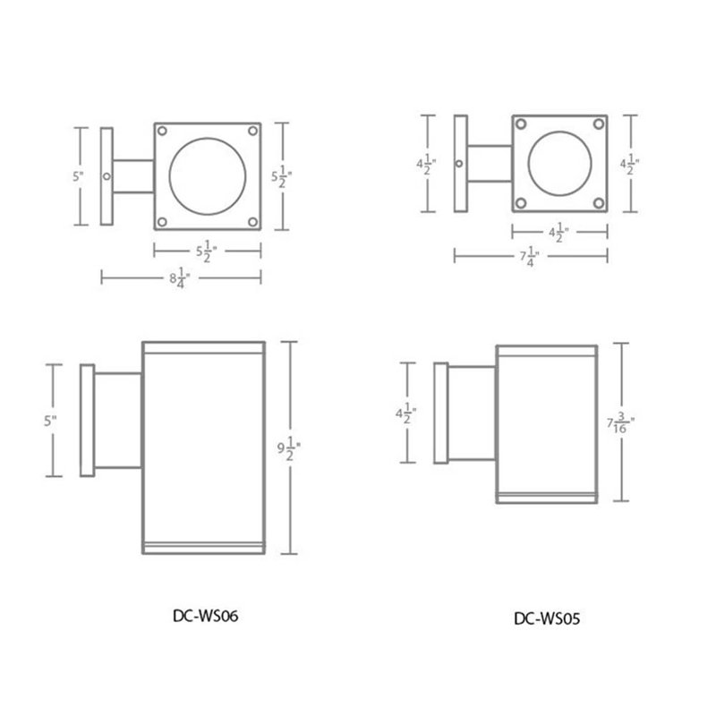LED Wall Light, Graphite