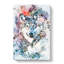 Wolf In Abstract - Wrapped Canvas Painting-55299643