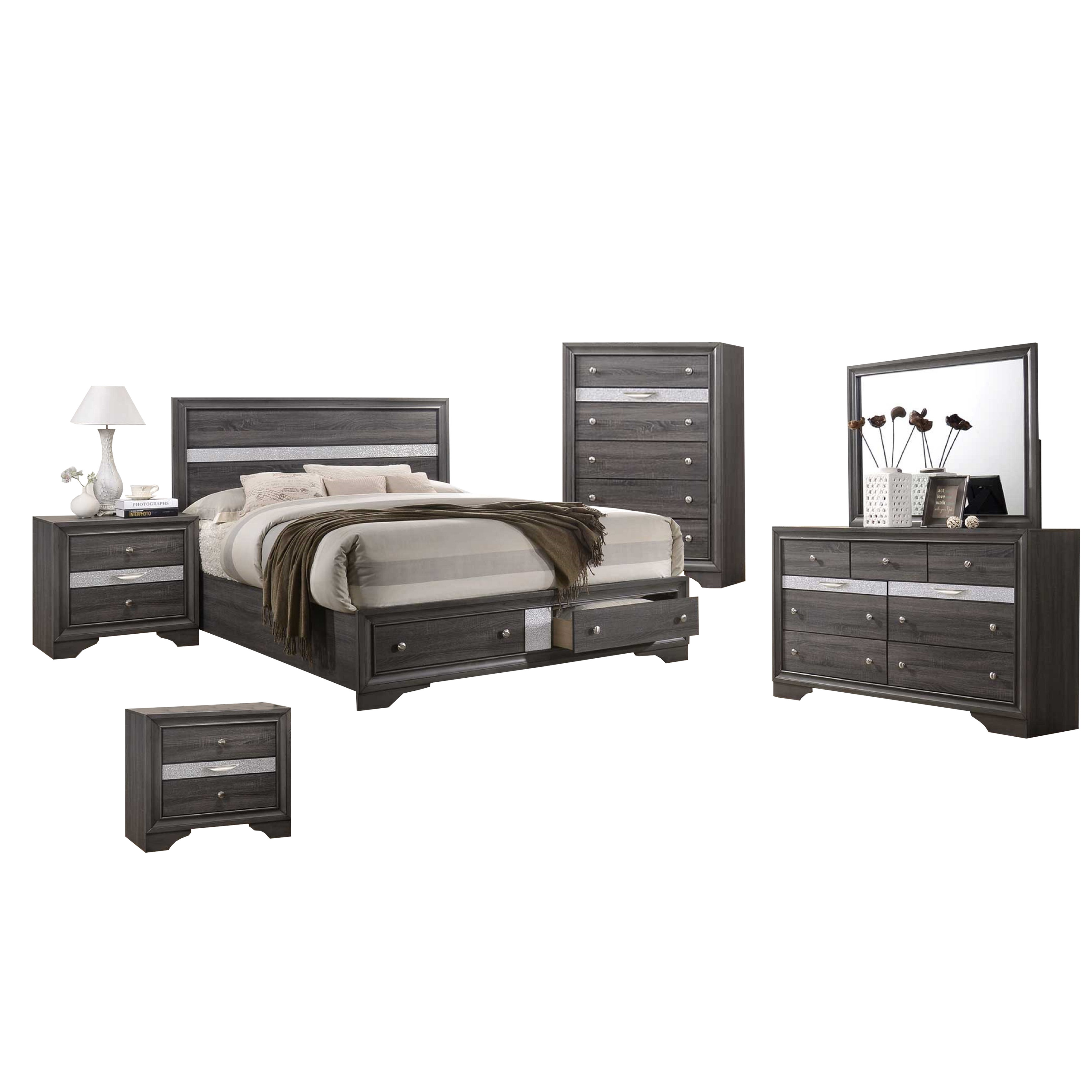 View of Willa Arlo™ Interiors Amidon Standard 6 Piece Bedroom Set & Reviews ...