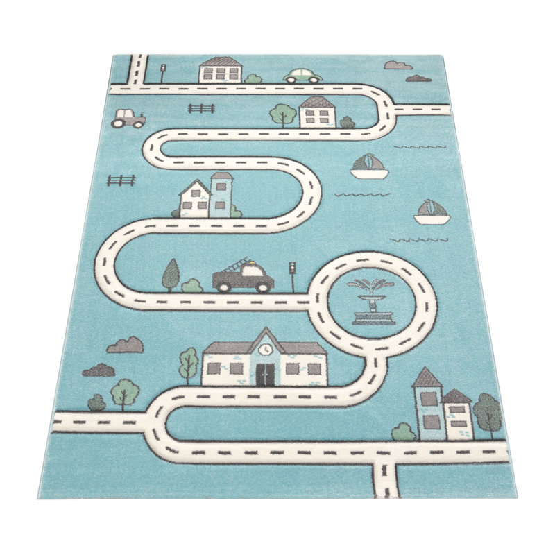 Comeaux Machine Woven Grey Rug, Round 200cm