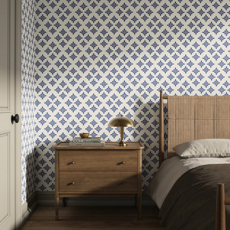 Conspectus Wallpaper by Getty Images, Conspectus Navy II, 52"x132"