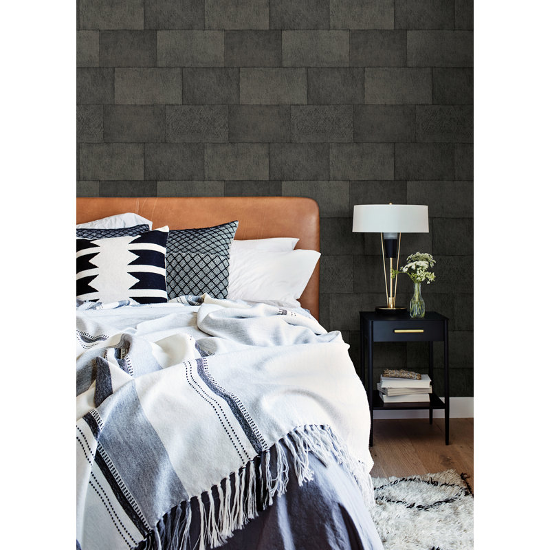 Rouleau de papier peint, Gris anthracite