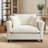 Chenille Upholstered Accent Chair-1444917704